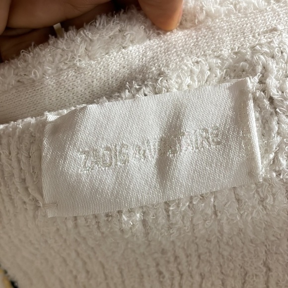 NWT ZADIG & VOLTAIRE sonny kilim carpet intarsia pullover sweater size medium - Picture 7 of 8